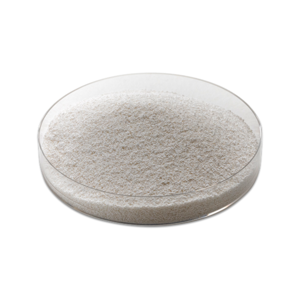 A small petri dish full of Activated Alumina filtration media.