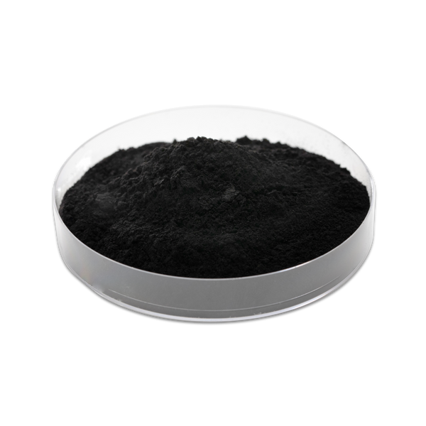 A small petri dish full of CRAC filtration media.