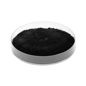 A small petri dish full of CRAC filtration media.