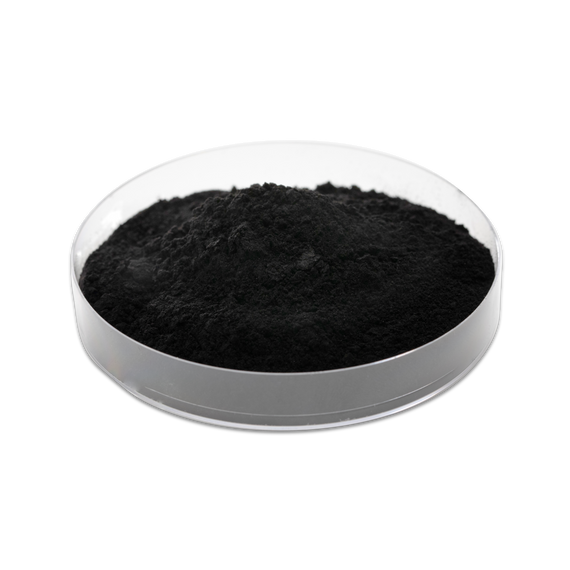 A small petri dish full of CRAC filtration media.