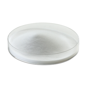 A small petri dish full of Silica Gel 60A filtration media.